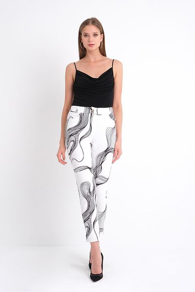 EXPLOSION Patterned 5 Pocket Trousers