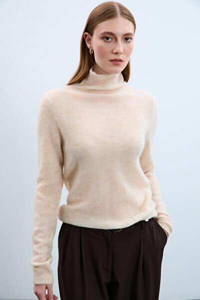 Serianno Balıkçı Yaka Mohair ve Yün Karışımlı Kazak