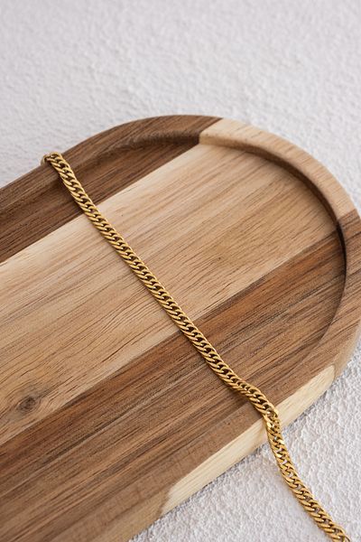ByFlorya Jewelry Gourmet Steel Receive Chain Anklet - Miami Small Elegant Cuban, 3mm 22Cm+3Cm, Suitable for Daily Use
