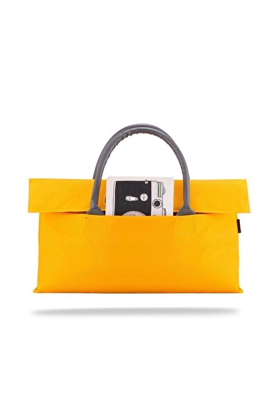 Classone Byn-el008 13-14 ίντσες, macbook Air, φορητός υπολογιστής Handbag-tote Bag-wtxpro Αδιάβροχο ύφασμα-κίτρινο