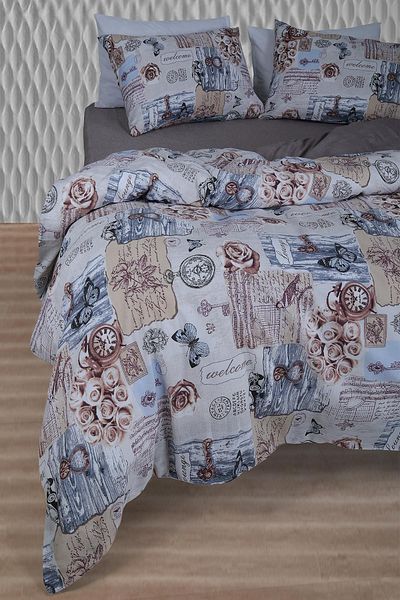 Zeynep Tekstil Double Cotton Duvet Cover and Pillow Set - Without Trouble