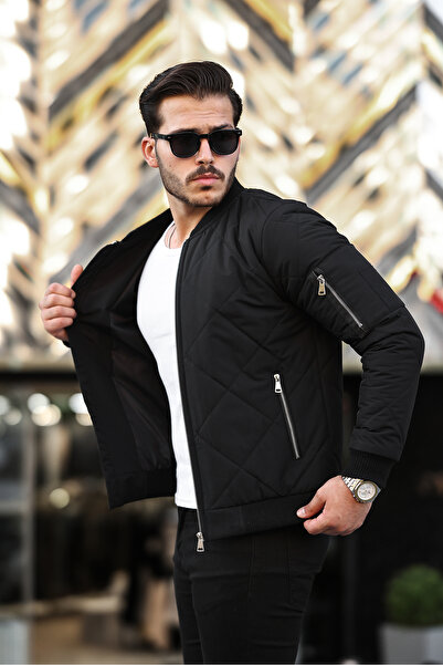 Boymen Men's College Coat Bomber Coat Winter Coat