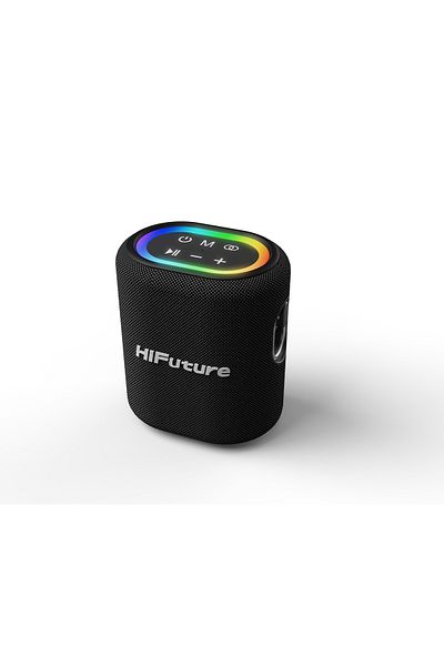 HiFuture Vocalist 100 - 25W Black Portable Karaoke Speaker with Microphone, Bt/Aux/Sd Card Input