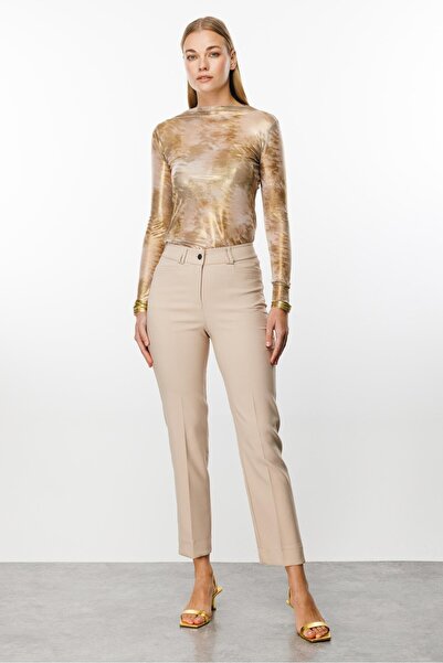 Moda İlgi Πέτρινο παντελόνι Modailgi Skinny Leg με πλαϊνές τσέπες