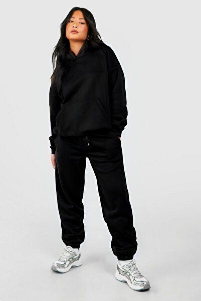 YAKAMEL Γυναικείο σετ φόρμας με ψηλή μέση, κουκούλα, τσέπη καγκουρό, φαρδιά ε...