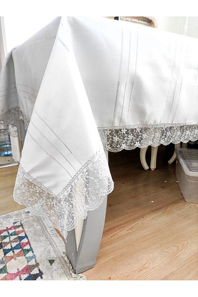 Çt Çeyizci Tekstil Față de masă cu dungi 160x220cm - Colber