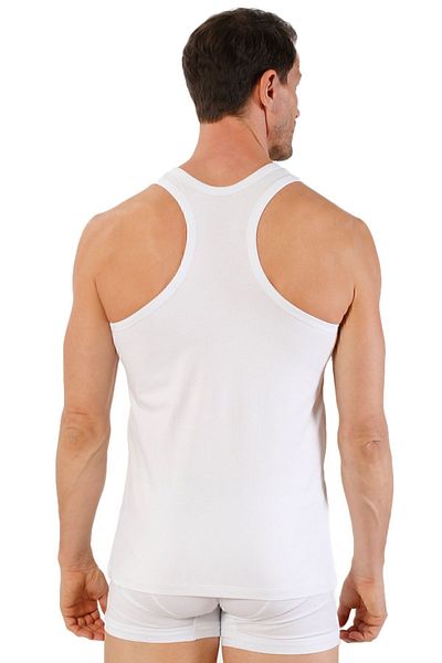 ÖZKAN underwear Özkan 0267 Men's Cotton Lycra Single Jersey Flexible Comfortable Back Cross Athlete Rambo Athlete
