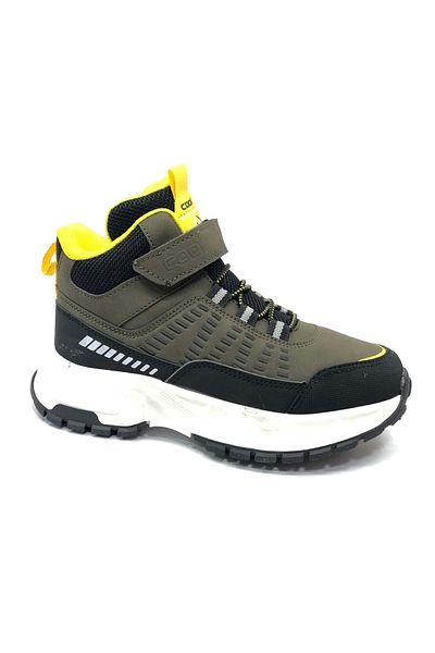 Kids Club Shoes Unisex Παιδικές Μπότες - Cool Tiger, Ορθοπεδική Αντιολισθητική Σόλα, KHAKI