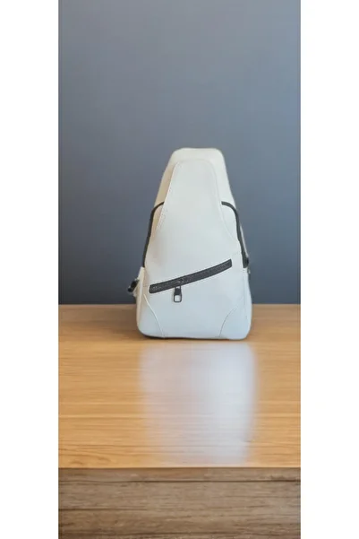 Akcanshoes Genuine Leather Waterproof Multifunctional Crossbody Chest and Backpack