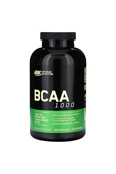 ON Optimum Nutrition كبسولات BCAA، 400 كبسولة، 1000 مجم