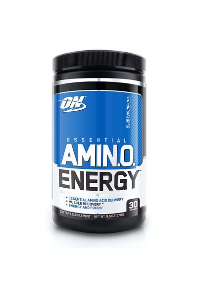 Optimum Nutrition Amino Energy, Blue Raspberry, 30