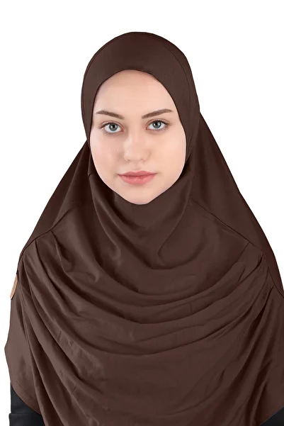 Ecardin St406- Hijab Comfortable Turban Shawl - 08 Ανοιχτό καφέ