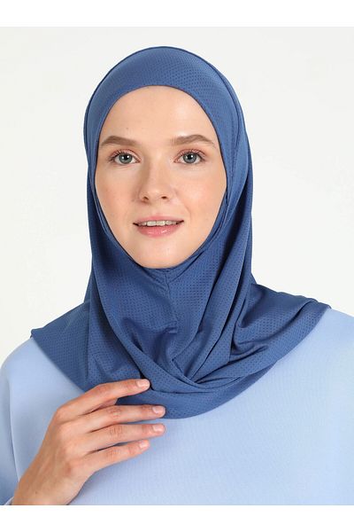Ecardin Kotmavi St 027 - Gră și eșarfe poroase Hijab Turban