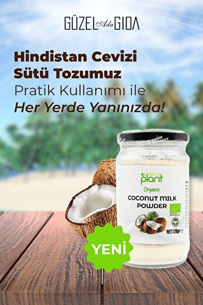 I am a plant Organik Hindistan Cevizi Sütü Tozu 120 Gr