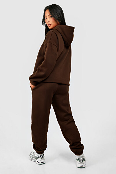 YAKAMEL Set de trening pentru femei, cu talie înaltă, cu glugă, buzunar cangu...