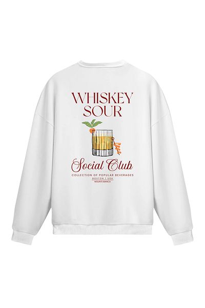 Mounte Bianca Unisex Whisky Sour - Κανονικό φούτερ