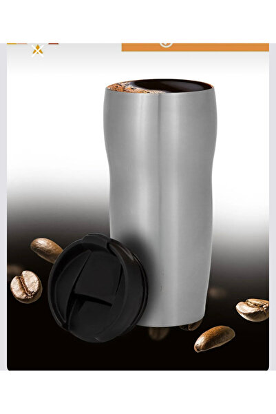 Home Çikarılabilir Filtreli Çelik Sızdırmaz Termoslu Filtre Kahve Makinesi