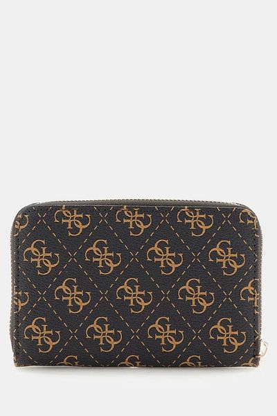 Guess Dámská hnědá peněženka Eco Erıca Slg Med Zı Swqg9510140-bnl