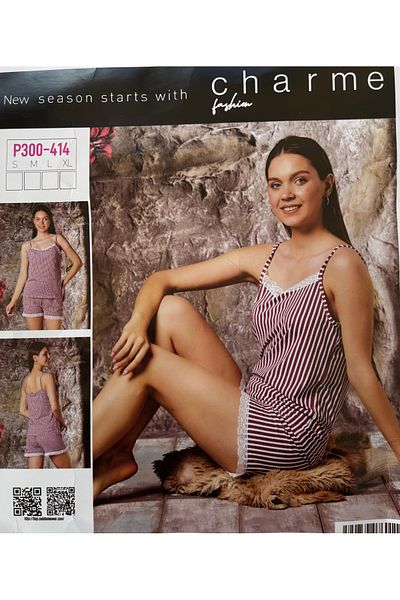 CHARME Women's Modal Combed Cotton Shorts Suit