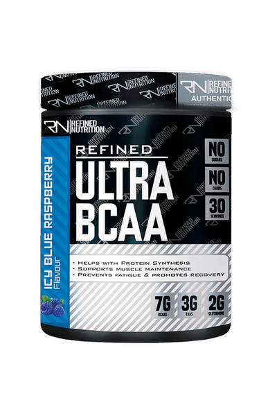 Refined Nutrition مكمل غذائي Ultra BCAA من شركة Refined، بنكهة التوت الأزرق ا...