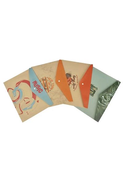 Piano Pyn-çtd-12 A4 Kraft Shiny Snap File