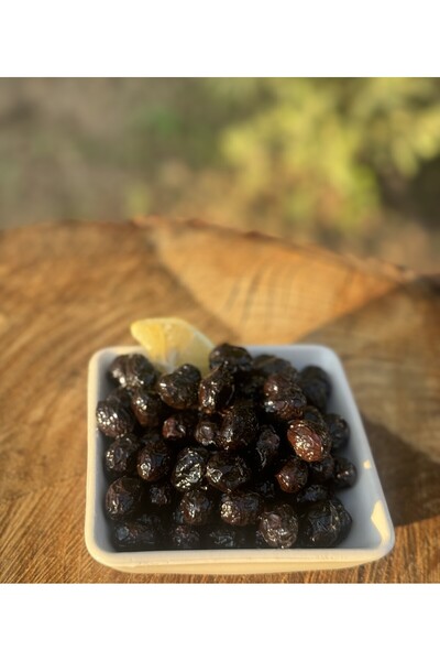 Pekdağ Gemlik Kuru Sele Tuzsuz Siyah Zeytin 400 gram