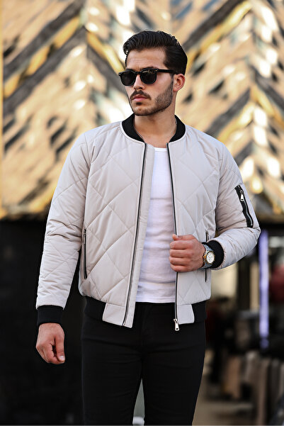 BOYS MANS Чоловіча куртка коледжу Куртка-бомбер Зимова стьобана куртка