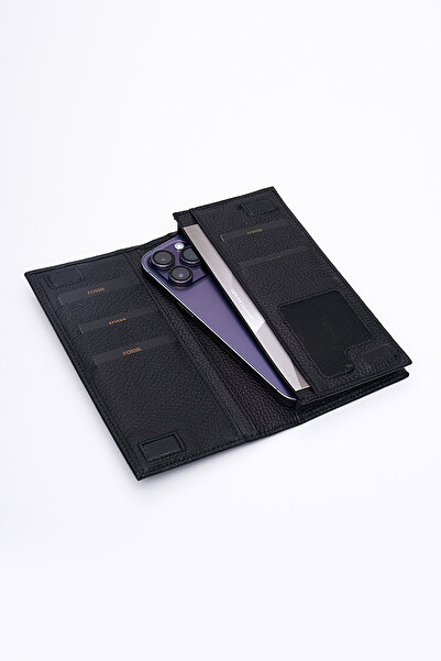 Fossil Hakiki Gerçek Deri Erkek Telefon Bölmeli Cüzdan 8114