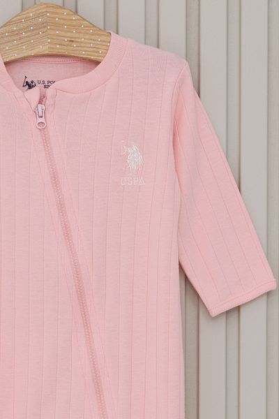 U.S. Polo Assn. يو اس بولو اسن. USB2144 بذلة طفلة مع أحذية A.PINK