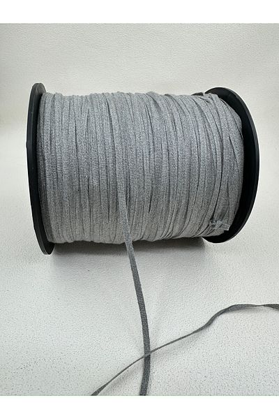 paşateks since 1995 şekil 5 Meter Hanger Grosgrain Ribbon -4 mm (Grey)