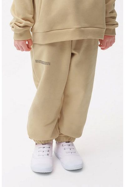 The Champ Clothing Cotton Nature Concept - Ελαστική μέση και πόδι Jogger Beige παιδική φόρμα