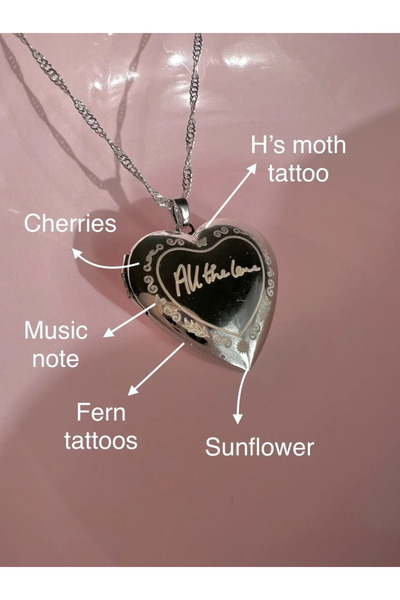 AŞIK ACCESSORIES قلادة هاري ستايلز مغطاة من الفولاذ