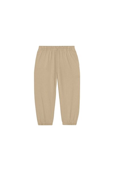 The Champ Clothing Cotton Nature Concept - Ελαστική μέση και πόδι Jogger Beige παιδική φόρμα