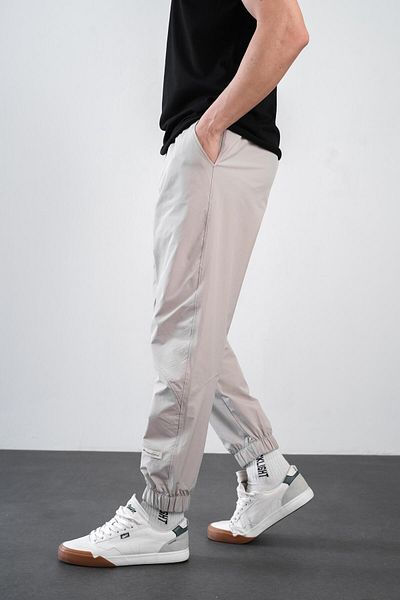 king brich Ανδρικό παντελόνι Jogger με ελαστικό πόδι Relax Fit
