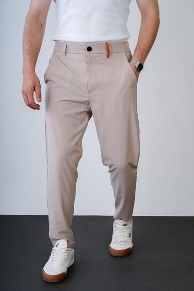 king brich Men's Skinny Fit Pocketed Jogger Pants - Elastic Waist