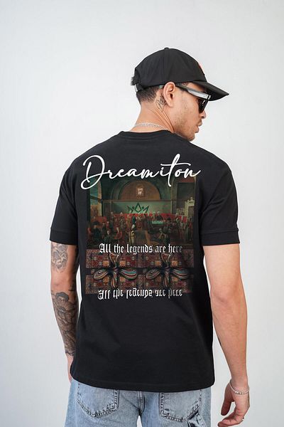 king brich Ανδρικό μπλουζάκι Kingbrich Dreamiton Slim Fit - Printed
