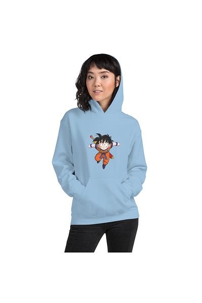 Moda Glo Φούτερ Unisex Gohan με στάμπα με κουκούλα