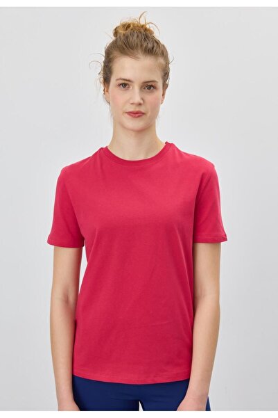 TUBİA تي شيرت تانجو أحمر أساسي للسيدات