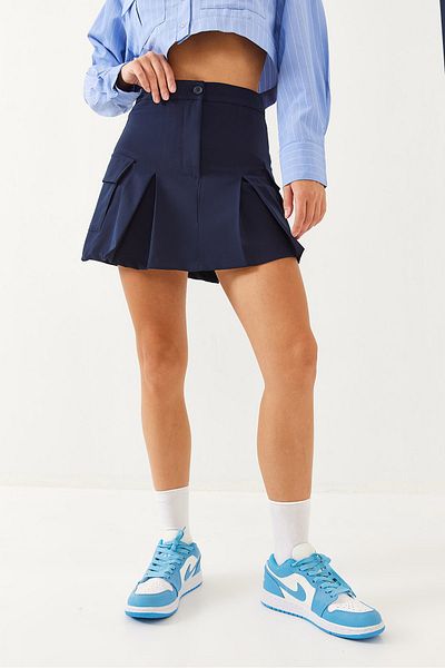 Bianco Lucci Women's Cargo Pocket Detailed Shorts Skirt 7148 60251911