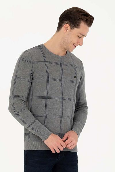 U.S. Polo Assn. Us Polo 1678161   Palma Kit Sweater - Gray - L - St07791-Gray-L