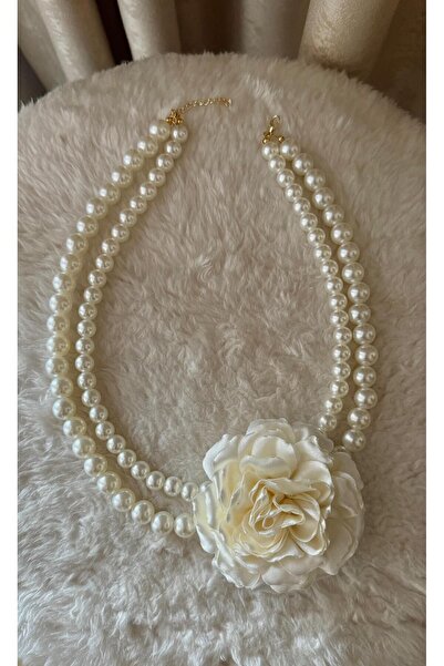 ENT COLLECTİON İNCİLİ GÜL KOLYE- ÇİÇEK KOLYE-GÜL KOLYE-İNCİ KOLYE-İNCİLİ ÇİÇE...