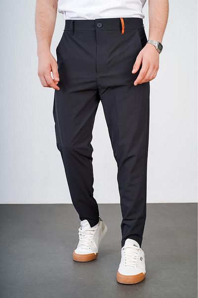 king brich Men's Skinny Fit Pocketed Jogger Pants - Elastic Waist