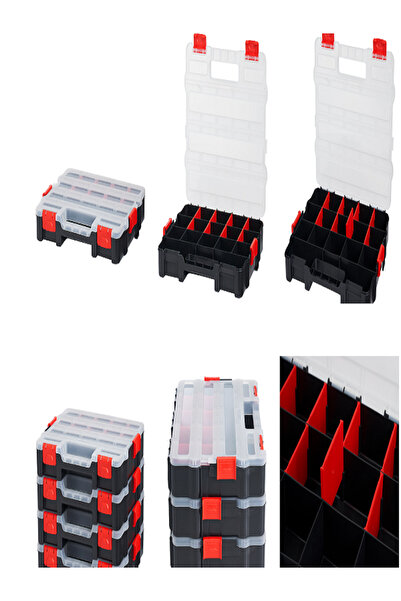 Genel Markalar VİDA KUTUSU KİLİTLİ  270X330X60 PX.01 POLY MAX 32" ORGANIZER