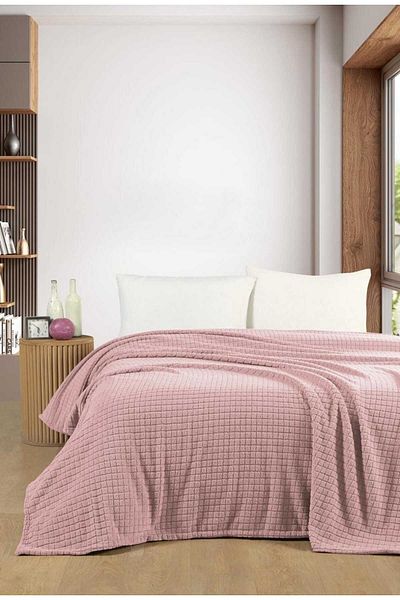 Seda Home Art Double Wellsoft 4 Season Tv Blanket - Powder