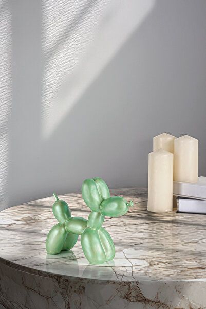 Falya Balon Köpek Heykeli 21 x 18 cm, Balon Köpek Biblo