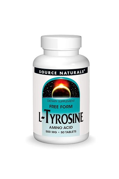 source naturals L-Tyrosine, 50 Tablets, 500 mg