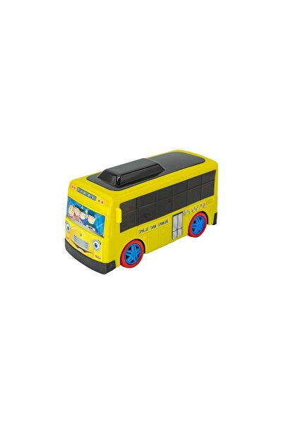 BYCEGU Multiply and Turn Cute School Bus with Sound and Light