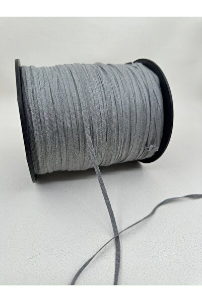 paşateks since 1995 şekil Panglică Grosgrain cu umeraș de 5 metri -4 mm (gri)