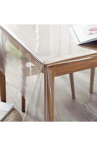 NİCE HOME Nice Home Şeffaf Masa Örtüsü Pvc 0,15mm Kalınlık