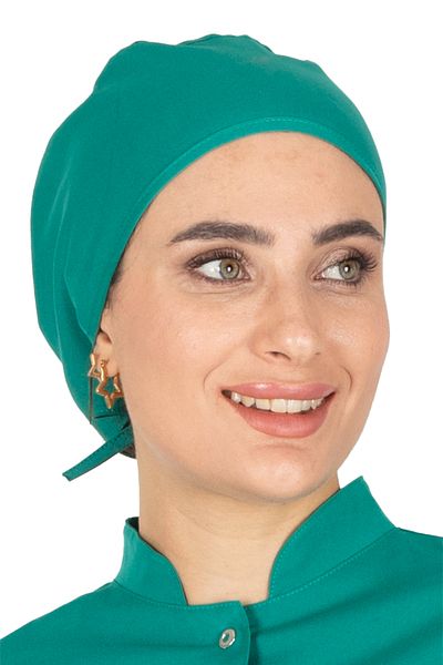 Alsancak Üniforma Surgical Doctor and Nurse Bonnet (2 Pieces)